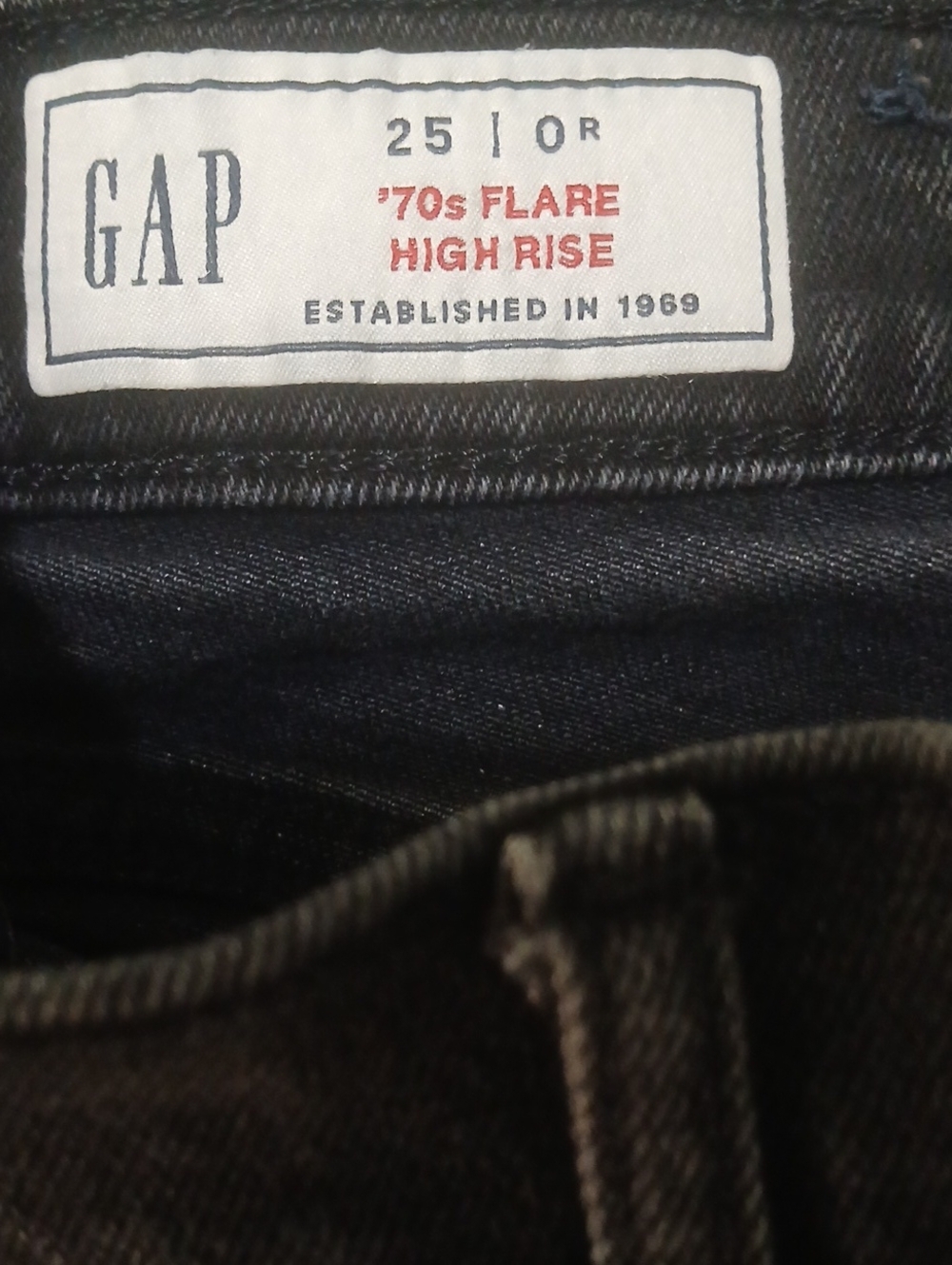 Gap 70s Flare High Rise - Picture 5 of 5